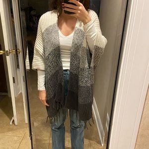 AE Color block Midi Kimono - one size